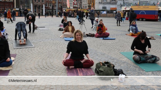 yoga demonstratie in Groningen