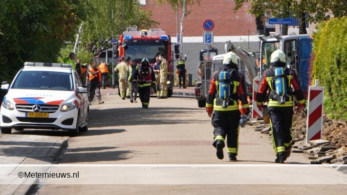 brandweer ope zoek naar gaslek in Assen2