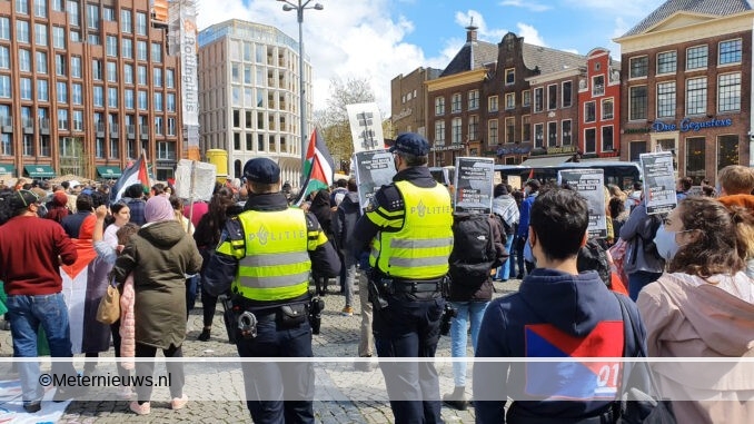 demonstratie Palestijnen in Groningen