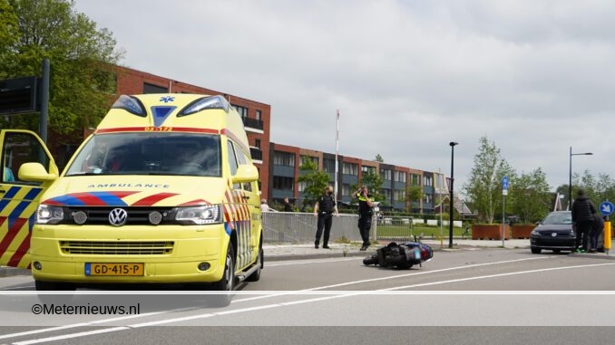ongeval scooter Auto Assen