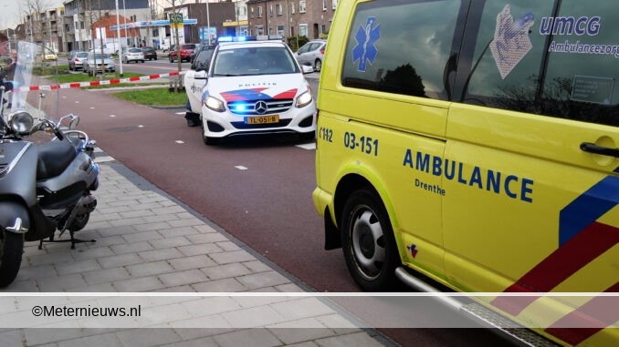 scooterrijder gewond botsing tegen auto Hoogeveen