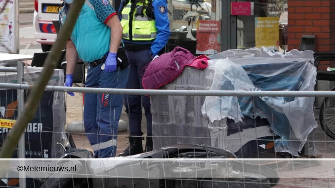 scooterrijder gewond botst pakstenenAssen