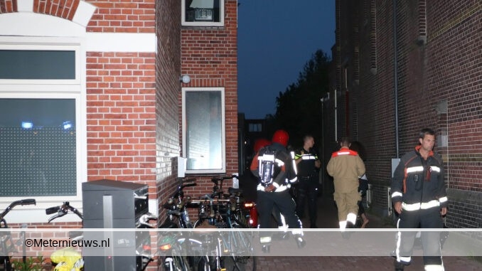 brand woning Groningen