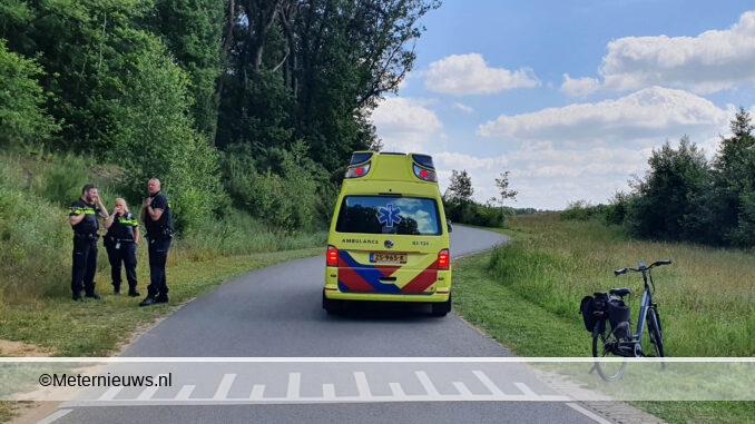 fietser gewond na valpartij in Gieten