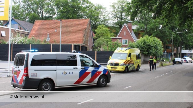 fietser tegen auto Emmen