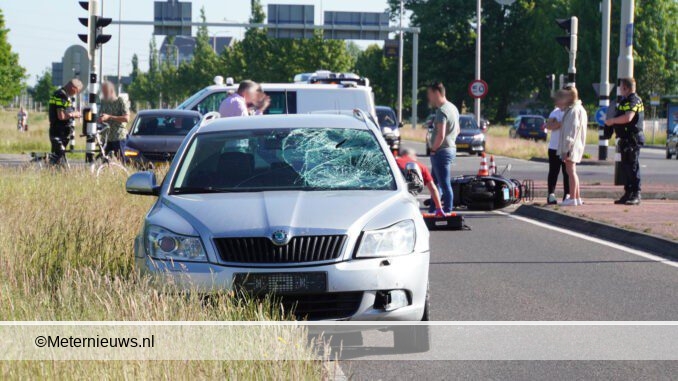ongeval auto scooter ongeval Assen00