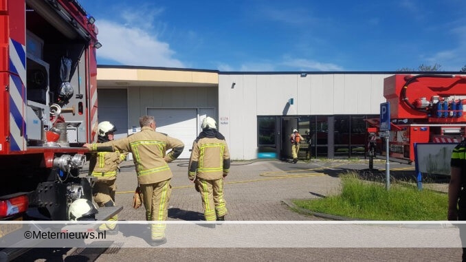 ontruimingh na dak brand bedrijf Meppel