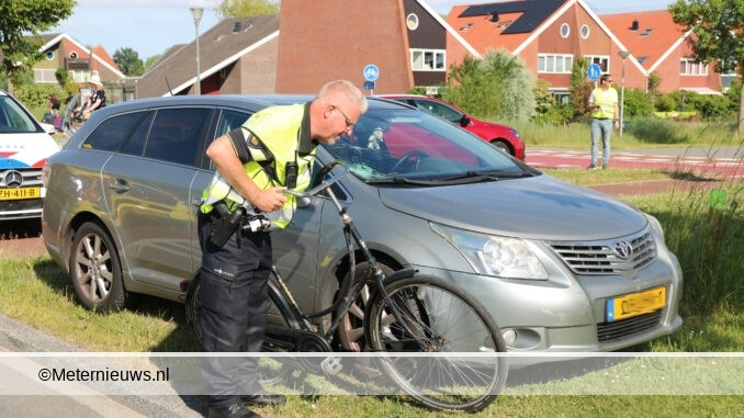 opngeval auto fietser Groningen