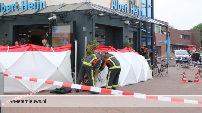 Ernstig steekincident bij supermarkt