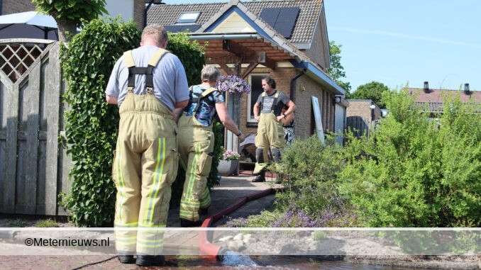 waterleidingbreuk kelder Nieuw schoonebeek2