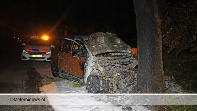 autobrand na ongeval De Krimweb