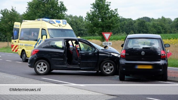 autos botsen in Coevorden2