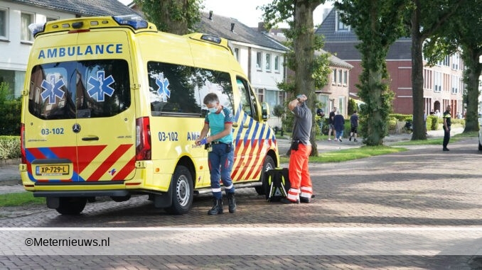 meisje in Beilen met fiets gevallen naar ziekenhuis