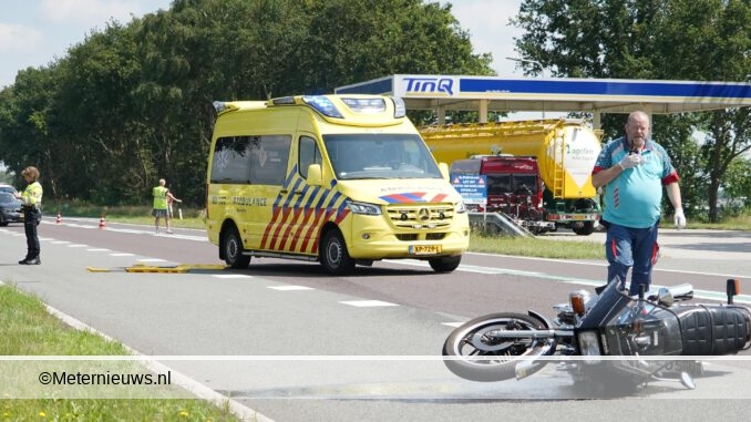ongeval motorrijder n381 Beilen2