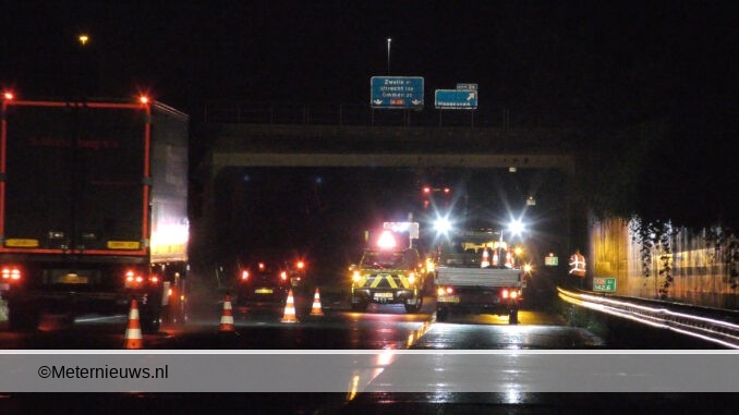 tuunnel bak onder water A28 Hoogeveen