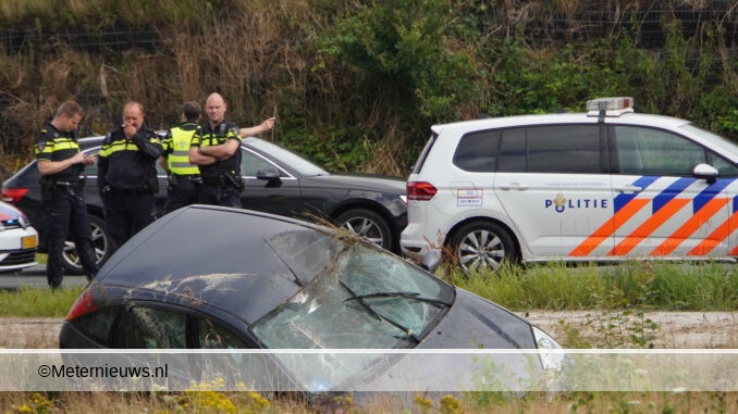 auto sloot ongeval n34 Gieten
