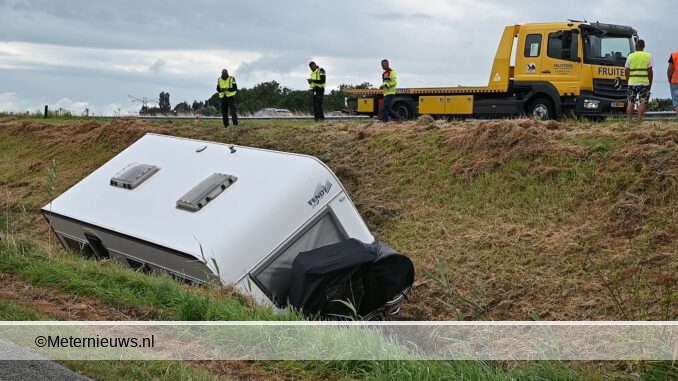 caravan van de A7 bij Oudeschans