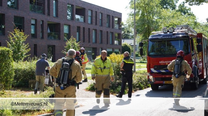 gaslek bij zorgcentrum in Haren