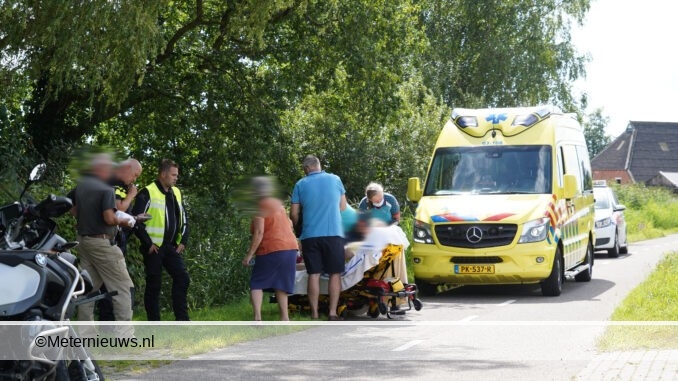 wandelaarstergewond naongevalPeize