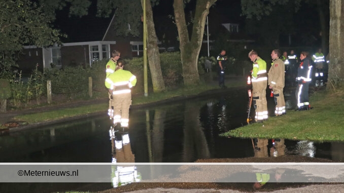 waterleidingbreuk Groningse Haren