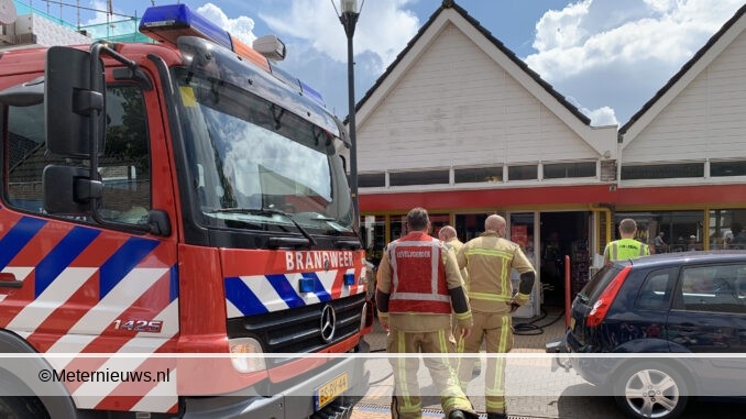 winkelbrandje door kortsluitingRoden