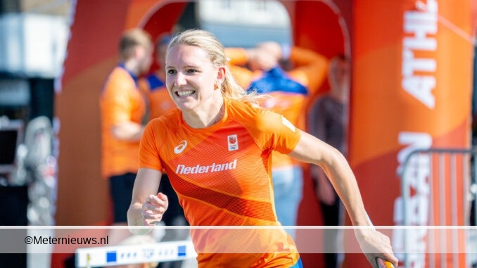 Olympiër Leonie van Vliet gaf in Asen een atletiek clinic2