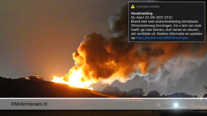 afvalbergbrandGroningensite