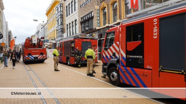 brandweer inzet juwelier Groningen