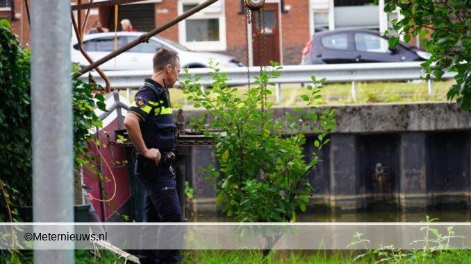 dode man in water Groningen
