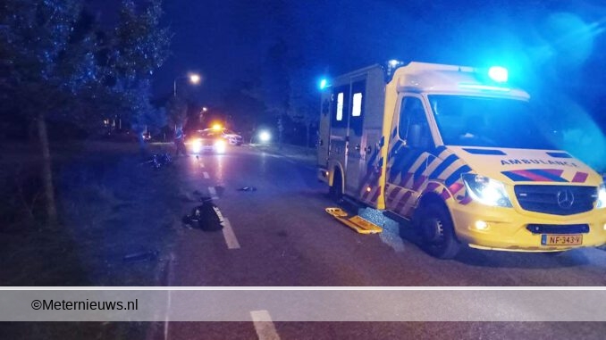 motorrijder zwaar gewond Niebert