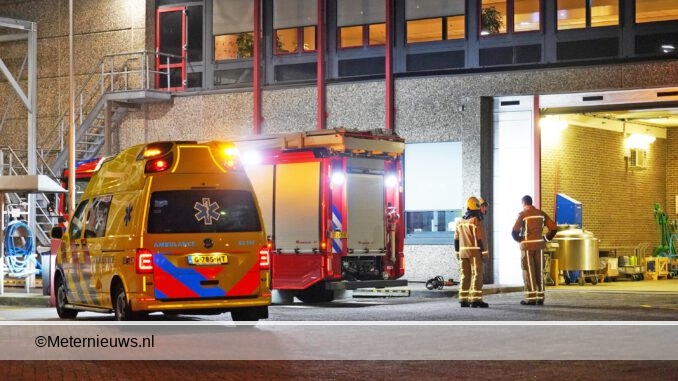 ongeval bedrijf friesland Campina in Meppel