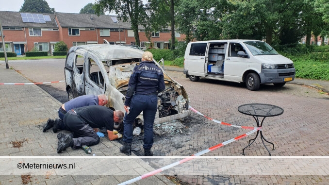 sporen onderzoek auto brandstichting
