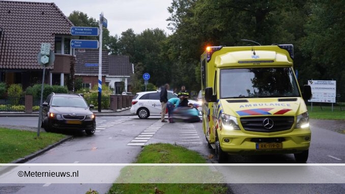 fietsster gewond aanrjding auto Roden
