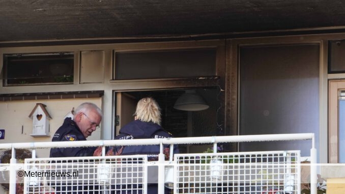forensische opsporing bij brand woning Assen brandstichting2