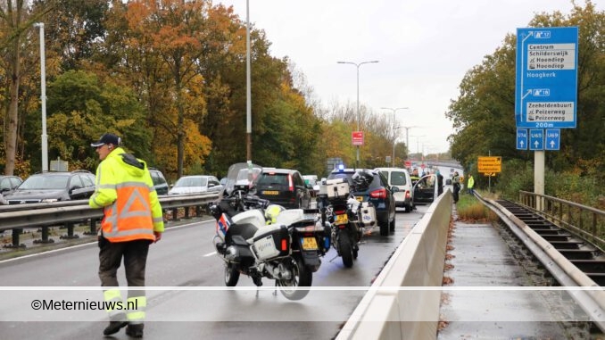 kop staart aanrijding in Groningen