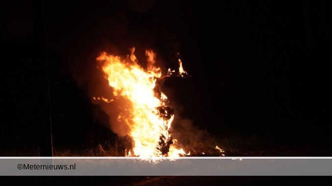 scooter in de brand Assen