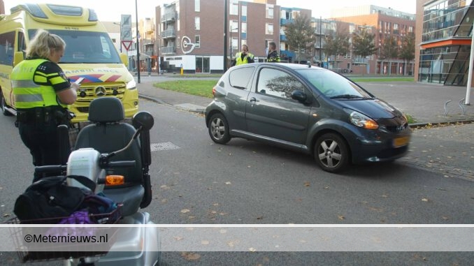 scootmobielster gewond aanrijding auto Assen