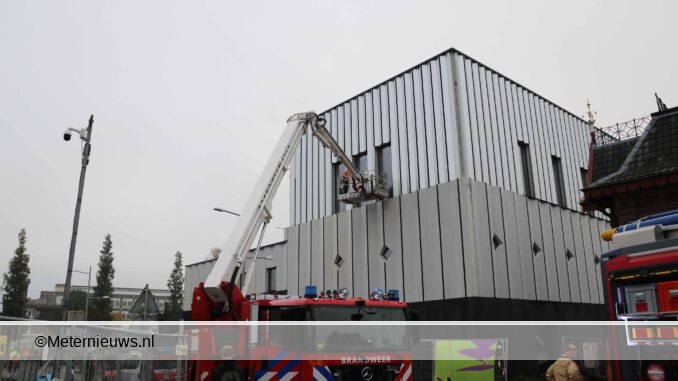 spouwmuur brand in Groningen