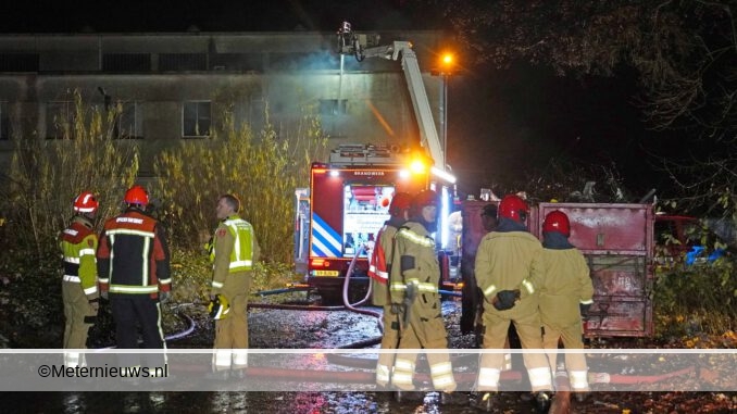 brand industriepand Oude pekela
