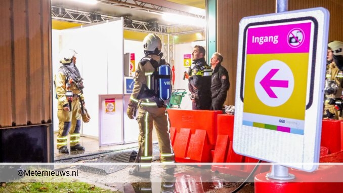 mat in brand testlocatie Emmen