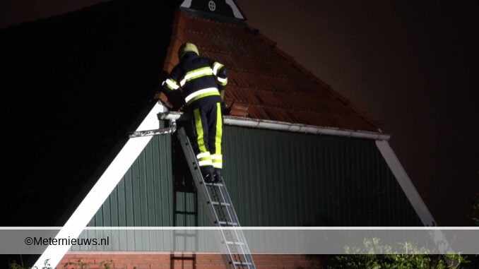 meterkast in brand in Bakkeveen