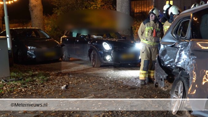 ongeval veenhuizen vijf auto's