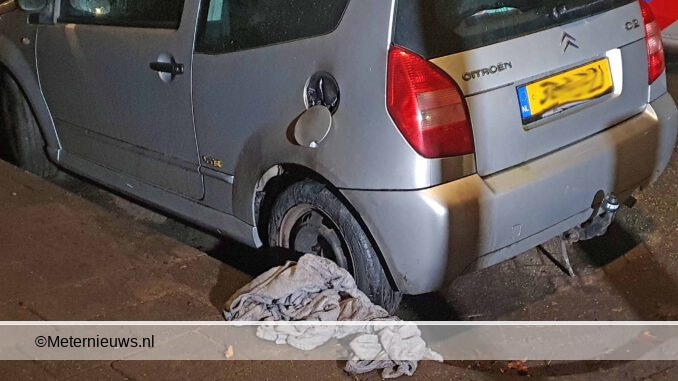 poging autobrand in Hoogeveen