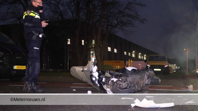 scooterrijder gewond Emmen