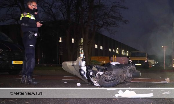 scooterrijder gewond Emmen