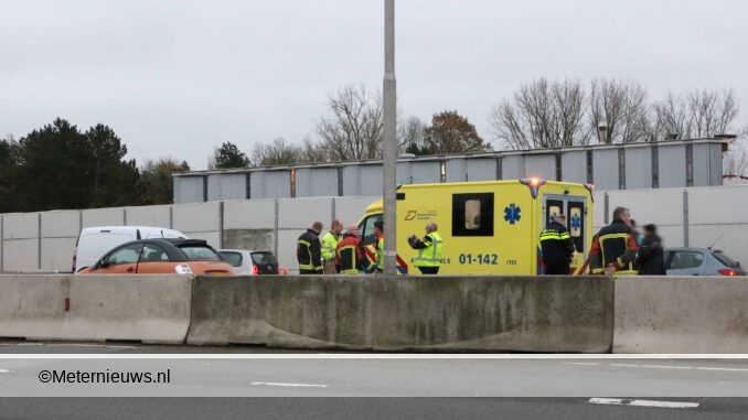 verkeer julianaplein loopt vast in Groningen