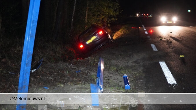auto in de sloot Norg
