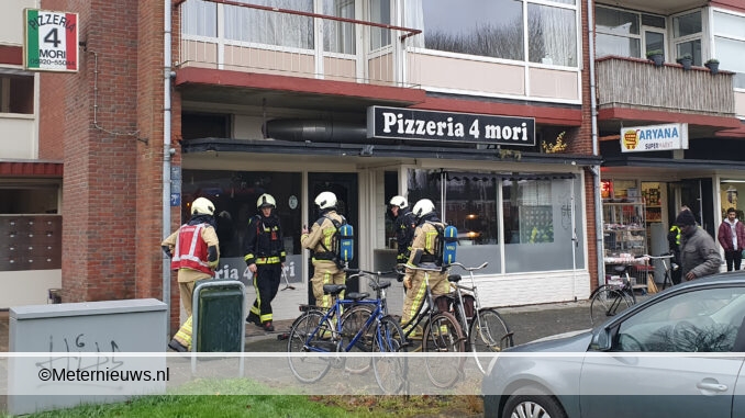 geen brand in pizzeria in Assen