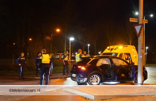 Aanrijding in Meppel met twee gewonden. Aanrijding in Meppel met twee gewonden.