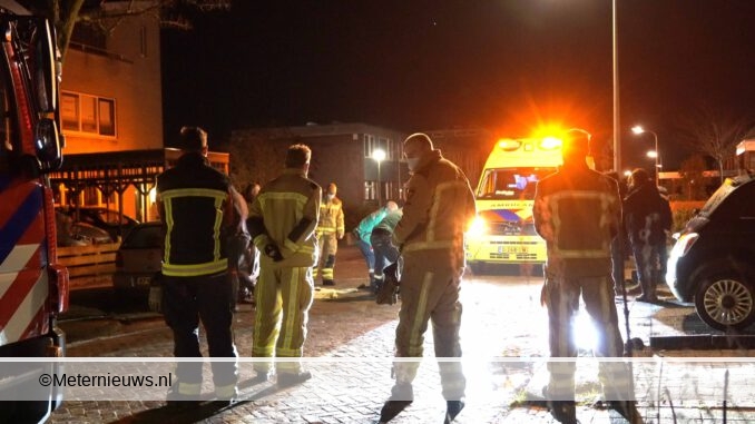 autobrand met gewodne in Hoogeveen
